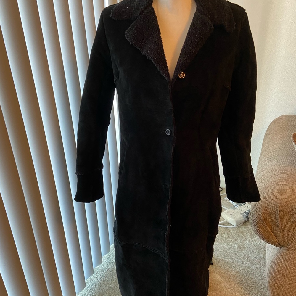 Preloved Express Full length Sherling Coat